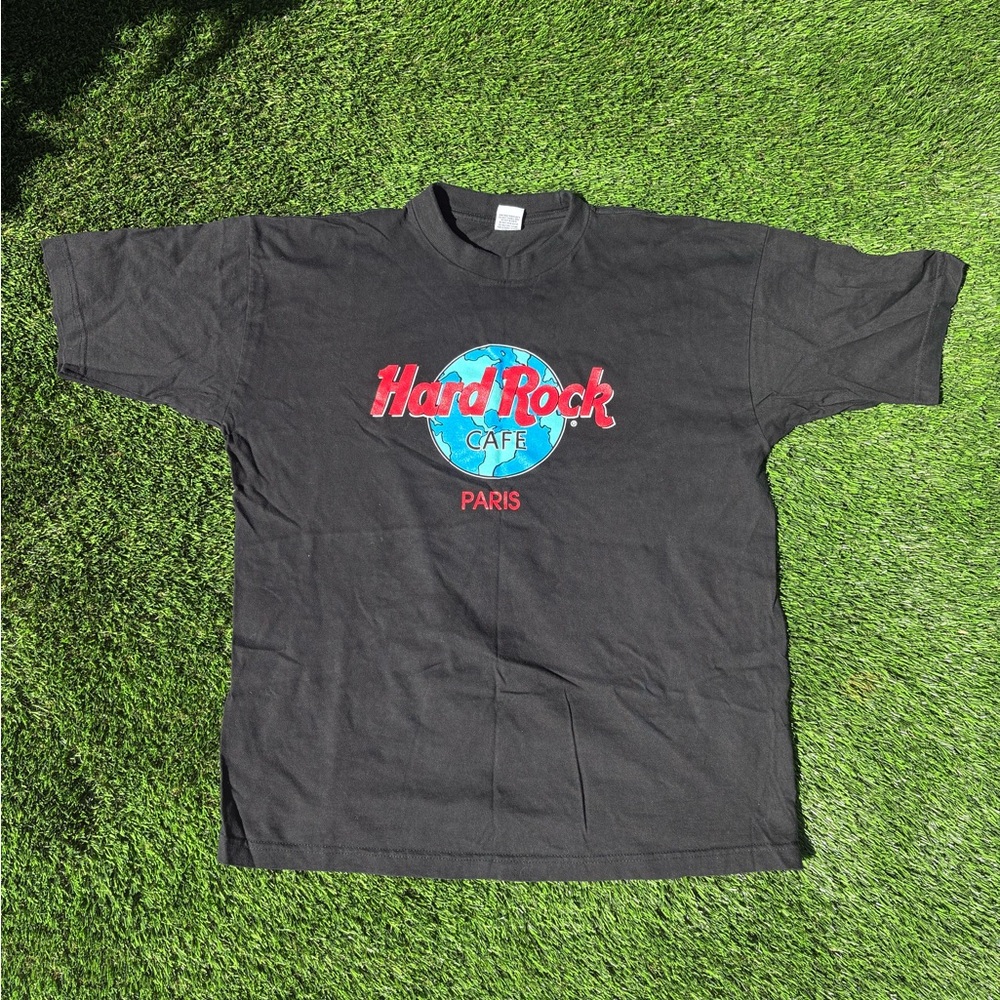 Hard Rock Cafe Black Tee with Yellow Logo